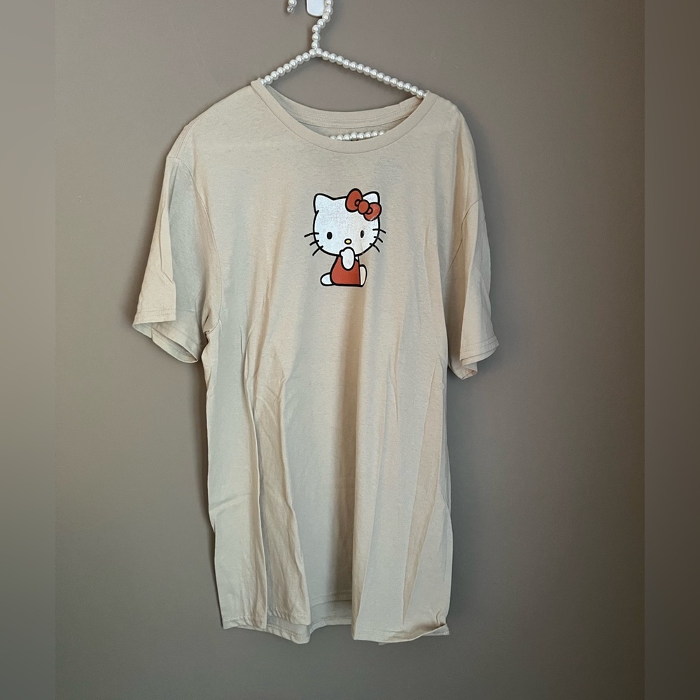 Men's HELLO KITTY Rainbow T-Shirt Sanrio
WOMENS Unisex Tee Khaki Streetwear